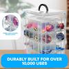 imageBins ampamp Things Bead Organizer with Adjustable Compartments  Durable Toy Organizers and Storage Solution for Dolls Crafts Mini Toy Figures Jewelry and Beads  3 Tier 18 CompartmentsClear