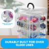 imageBins ampamp Things Bead Organizer with Adjustable Compartments  Durable Toy Organizers and Storage Solution for Dolls Crafts Mini Toy Figures Jewelry and Beads  3 Tier 18 CompartmentsClear