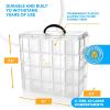 imageBins ampamp Things Bead Organizer with Adjustable Compartments  Durable Toy Organizers and Storage Solution for Dolls Crafts Mini Toy Figures Jewelry and Beads  3 Tier 18 CompartmentsClear