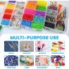 imageBins ampamp Things Bead Organizer with Adjustable Compartments  Durable Toy Organizers and Storage Solution for Dolls Crafts Mini Toy Figures Jewelry and Beads  3 Tier 18 CompartmentsClear