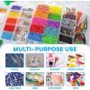 imageBins ampamp Things Bead Organizer with Adjustable Compartments  Durable Toy Organizers and Storage Solution for Dolls Crafts Mini Toy Figures Jewelry and Beads  3 Tier 18 CompartmentsClear