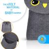 imageBins ampamp Things Cute Owl Kids Nursery Laundry Hamper  Toy Organizer Basket  Baby Hamper  Baby Laundry Basket for Clothes Toys  Storage Bin for Baby Boy or Girl