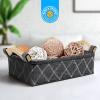 imageBins ampamp Things Felt Storage Bins Basket Set of 3 S M L Fabric Storage Organizing Baskets with Durable Handles  Home Storage Organizer Made with Thick Durable Felt Materials  Fabric Storage Basket