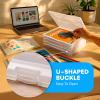 imageBins ampamp Things JTJ Sourcing Plastic Storage Box for A4 Paper  Document Magazine Paper Protector  Portable Project Sleeves  Document Organizer  Set of 4Set of 6