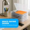 imageBins ampamp Things JTJ Sourcing Plastic Storage Box for A4 Paper  Document Magazine Paper Protector  Portable Project Sleeves  Document Organizer  Set of 4Set of 6