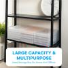 imageBins ampamp Things JTJ Sourcing Plastic Storage Box for A4 Paper  Document Magazine Paper Protector  Portable Project Sleeves  Document Organizer  Set of 4Set of 6