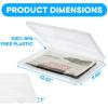 imageBins ampamp Things JTJ Sourcing Plastic Storage Box for A4 Paper  Document Magazine Paper Protector  Portable Project Sleeves  Document Organizer  Set of 4Set of 6