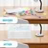 imageBins ampamp Things JTJ Sourcing Plastic Storage Box for A4 Paper  Document Magazine Paper Protector  Portable Project Sleeves  Document Organizer  Set of 4Set of 4