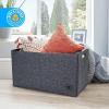 imageBins ampamp Things Large Felt Folding Storage Basket 275 x 15 x 15 Inches Thick Felt Home Organizer Bin with Handles  For Pillow and Blanket Storage Kids Toy Chest Bedroom Organizer More