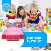 imageBins ampamp Things Pink 3Tier Toy Storage Organizer with Adjustable Compartments for Kids Room Fit for Hot Wheels Dolls Lego Arts Crafts SuppliesPink