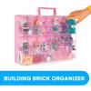 imageBins ampamp Things Pink 3Tier Toy Storage Organizer with Adjustable Compartments for Kids Room Fit for Hot Wheels Dolls Lego Arts Crafts SuppliesPink