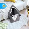 imageBins ampamp Things Shark Kids Nursery Boys Laundry Hamper Laundry Bin  Toy Organizer Basket  Baby Hamper  Baby Laundry Basket with Handles  Real Shark Look with Teeth Fins Eyes