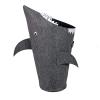 imageBins ampamp Things Shark Kids Nursery Boys Laundry Hamper Laundry Bin  Toy Organizer Basket  Baby Hamper  Baby Laundry Basket with Handles  Real Shark Look with Teeth Fins Eyes