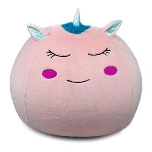 imageBins ampamp Things Unicorn Bean Bag Chair Cover for Kids 26 x 24 Inch UltraSoft and Fluffy FurLike Cover for Kids Bean Bag Chair Stuffed Animal Storage  Cute Unicorn Room Decor for Girls and Boys