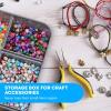 imageBins ampamp Things Stackable Storage Container with 2 Trays  Gray Craft StorageCraft Organizers and Bead Organizer BoxArt SupplyGrey