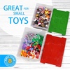 image:imageBins amp Things Lego Organizers and Storage Set of 2  Large and Small Stackable Storage Bins  Clear Toy Storage Bin  Organizers and Storage for Puzzles Dolls Cars and Other Toys